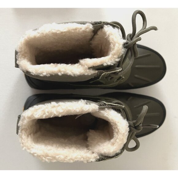 New UGG Men Felton Waterproof Lace Up Men's Winter Boots Size 10 Dark Green - Picture 3 of 6